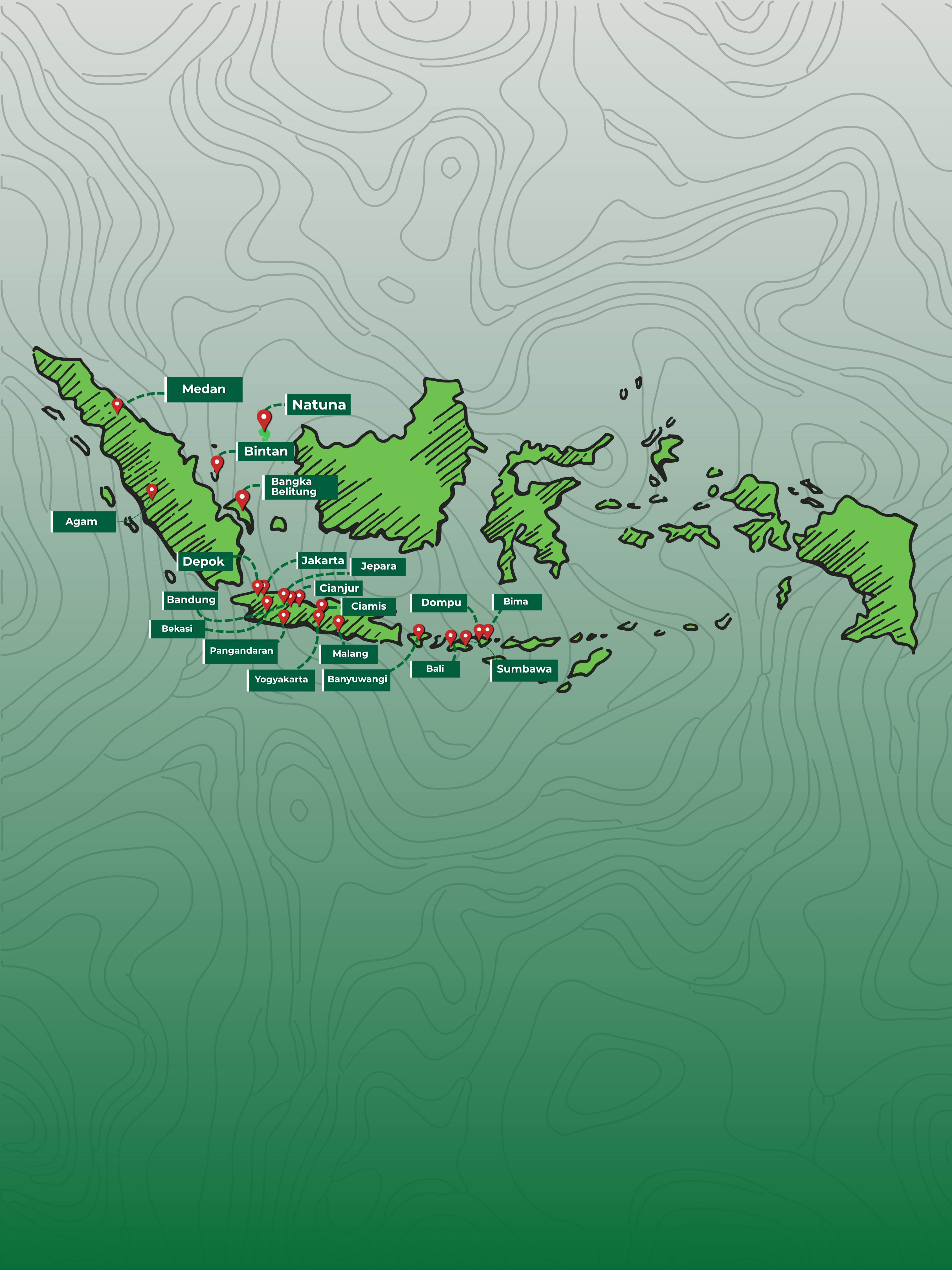 Peta Sebaran Program IYM di Indonesia